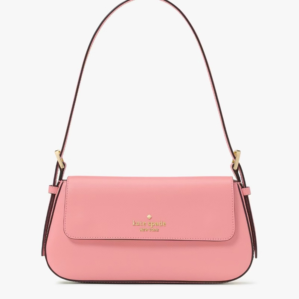 🚫SOLD NWT Kate Spade Madison Saffiano Leather Small Flap Shoulder Bag - Picture 2 of 4
